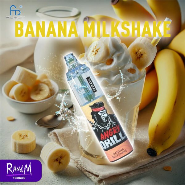 RandM Tornado Vape 7000 Banana Milkshake pvafrt7000