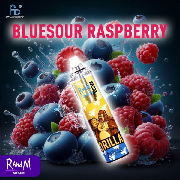 Bluesour Raspberry RandM Tornado Vape 7000 pvafrt7000