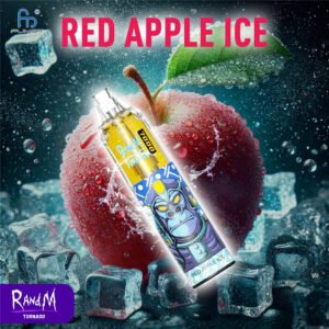 Red Apple Ice RandM Tornado Vape 7000