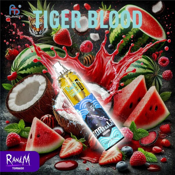 Tiger Blood RandM Tornado Vape 7000