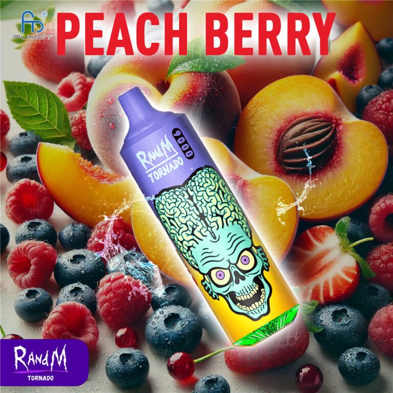 Peach Berry Tornado Vape 9000