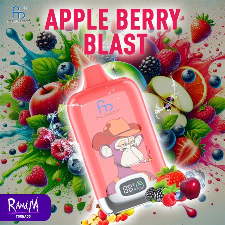 RandM Vape 12000 apple berry blast