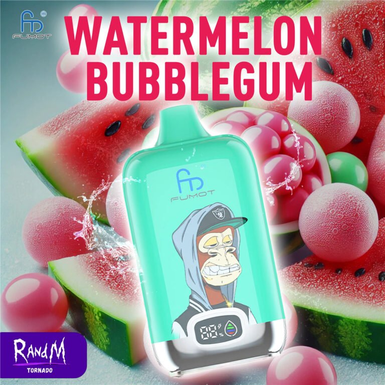Watermelon Bubble Gum TORNADO RandM Vape 12000