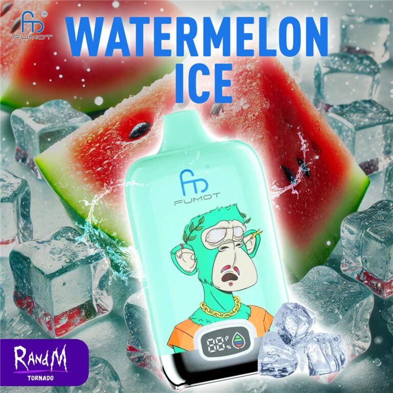 Watermelon Ice RandM Vape 12000 DIGITAL BOX