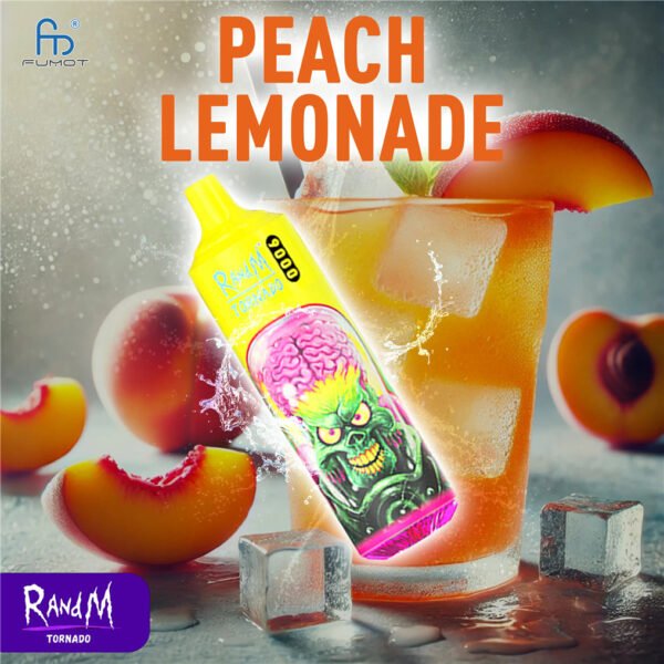 randm tornado 9000 peach lemonade