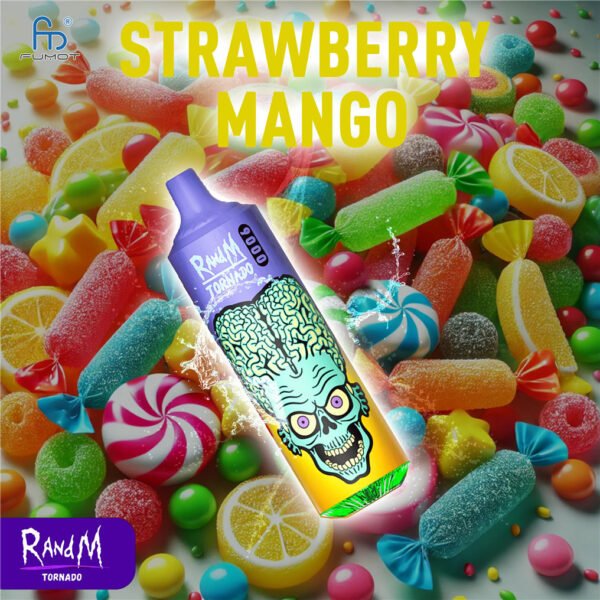 randm tornado 9000 strawberry mango