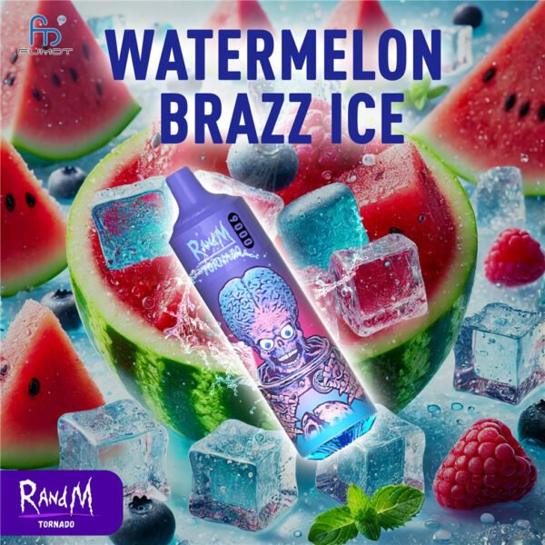 randm tornado 9000 vape watermelon brazz ice