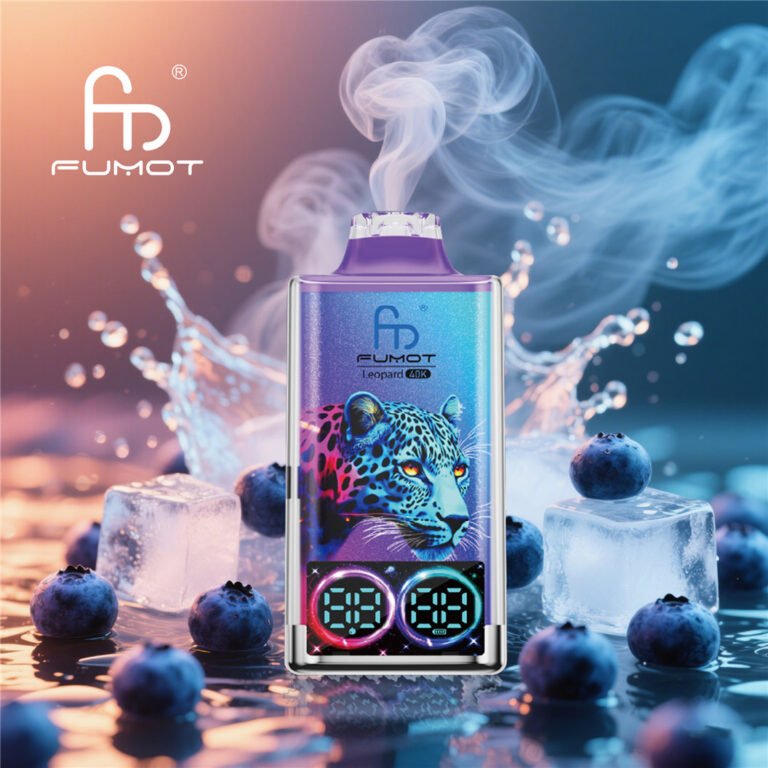 fumot leopard 40k puffs blueberry on ice