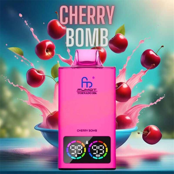 cherry bomb fumot tornado 35000 puff