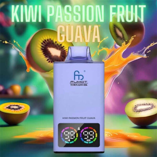 kiwi passion fruit guava randm tornado 35000 vape