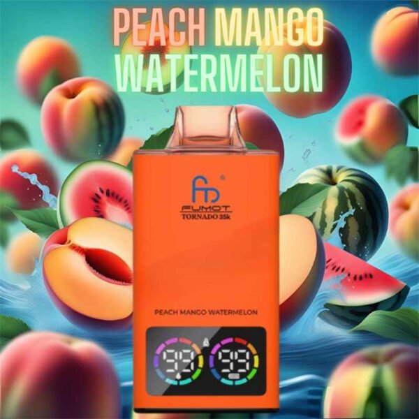 peach mango watermelon fumot randm 35000 vape