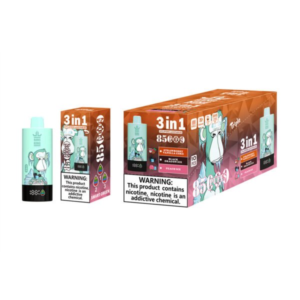 strawberry vanilla coke black dragon ice peach ice bang king triple 85k