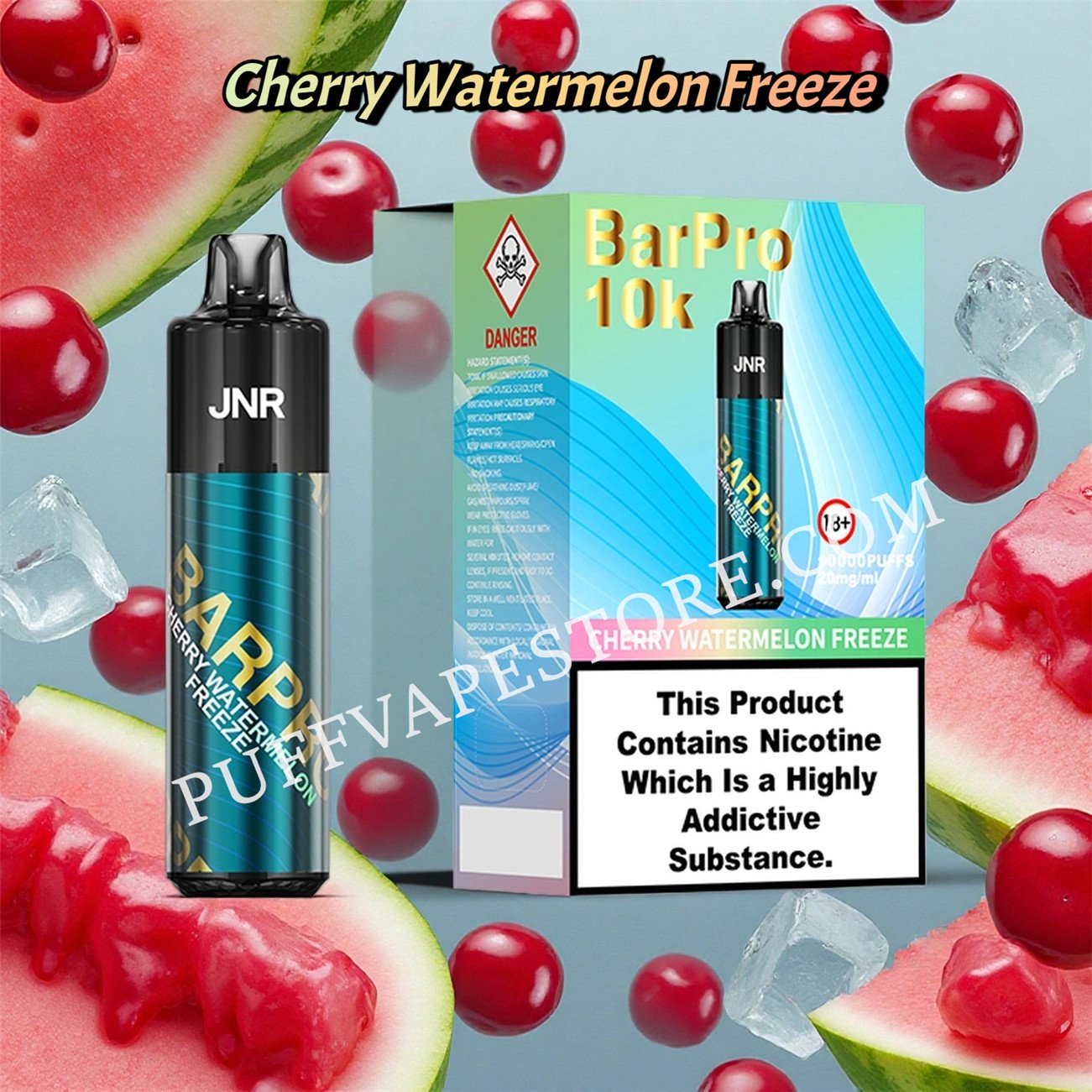 Cherry Watermelon Freeze JNR Bar Pro 10000 Puff pvafrjbp10000