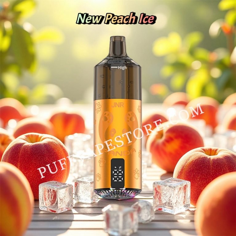 New Peach Ice JNR Panda 25500 Puffs pvafrjp25500
