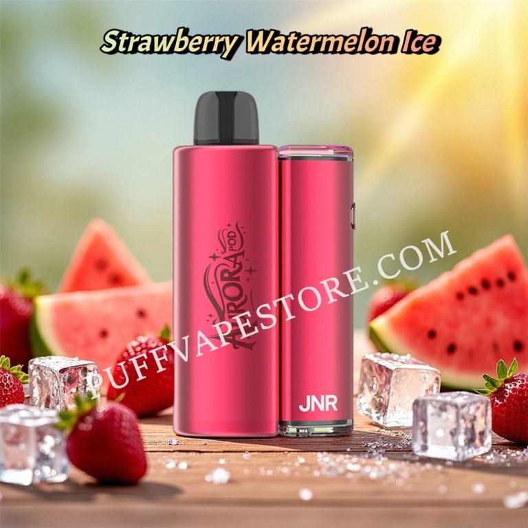 Strawberry Watermelon Ice JNR AURORA 27000 Puff pvafrja27000