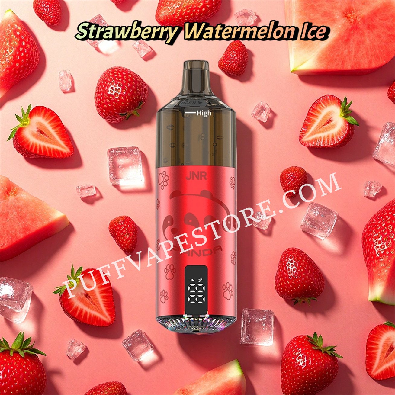 Strawberry Watermelon Ice JNR Panda 25500 Puffs pvafrjp25500