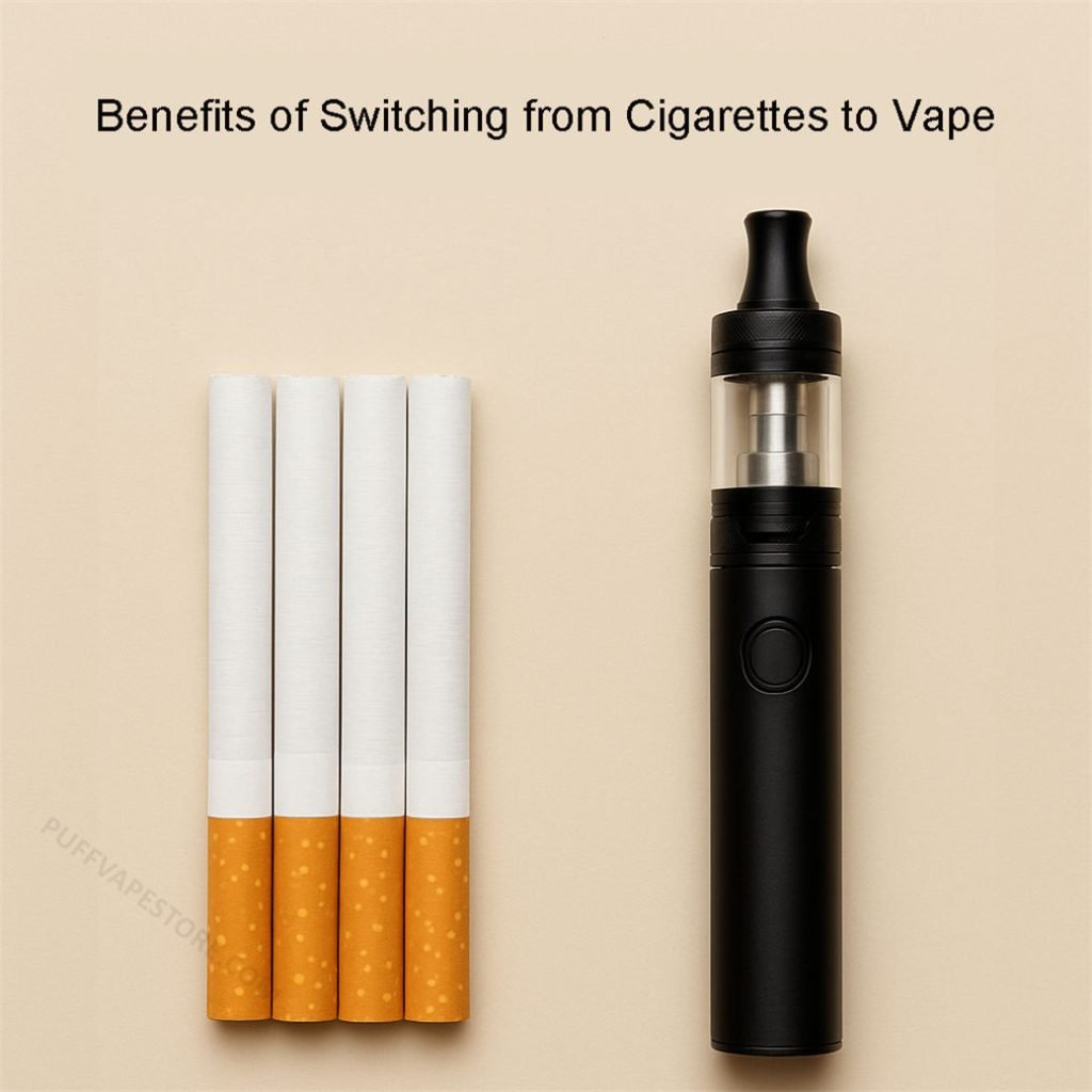 Avantages du passage de la cigarette à la cigarette électronique