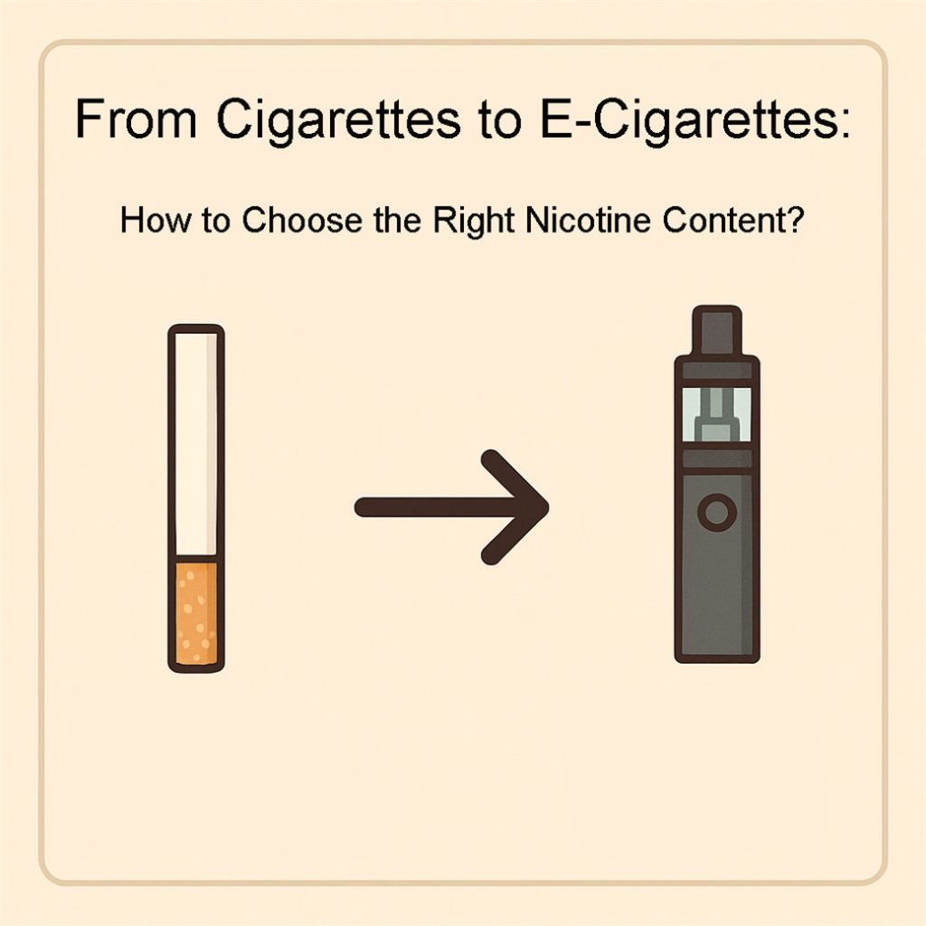 De la cigarette à la cigarette électronique : comment choisir le bon taux de nicotine ?