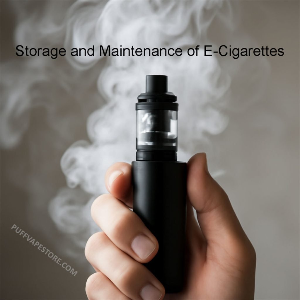 Gestion des fuites et de la condensation : Stockage et entretien des cigarettes électroniques