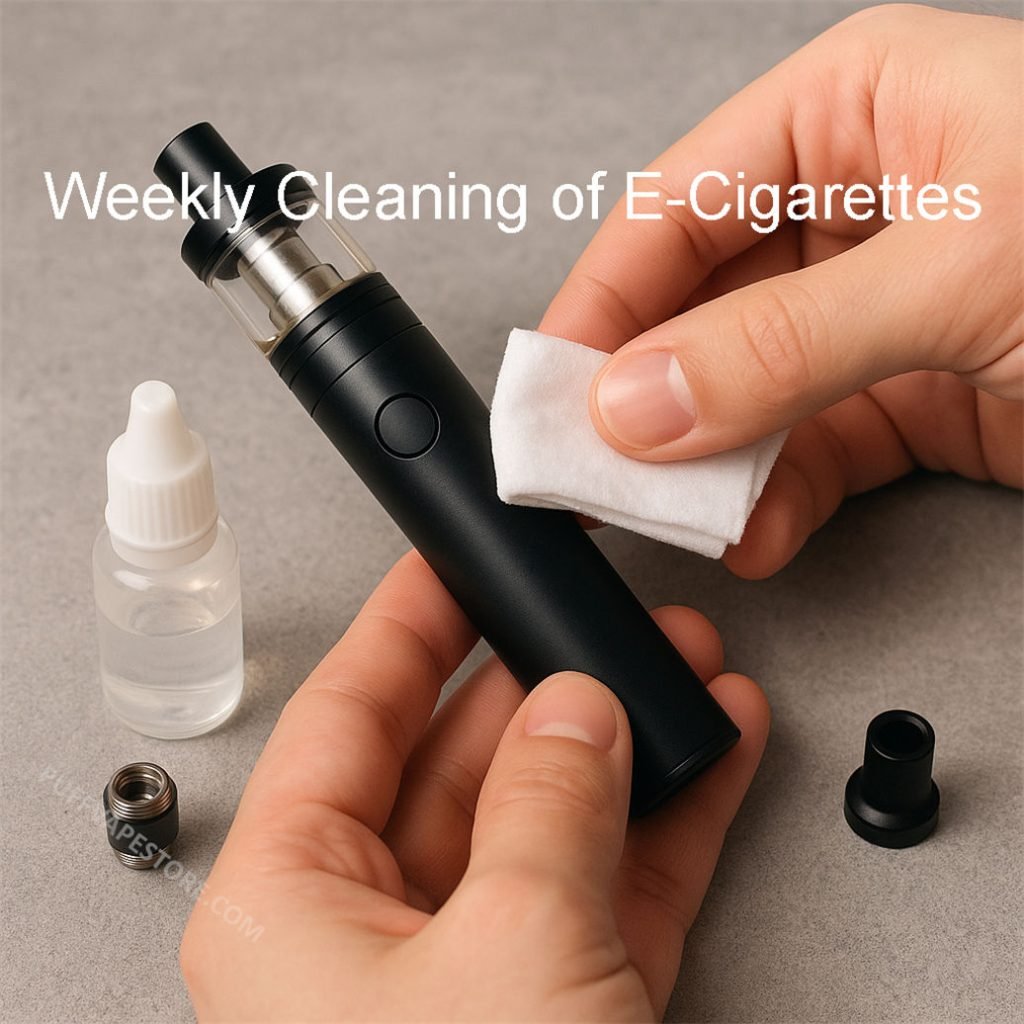 Procédure hebdomadaire de nettoyage et d'entretien de votre cigarette électronique