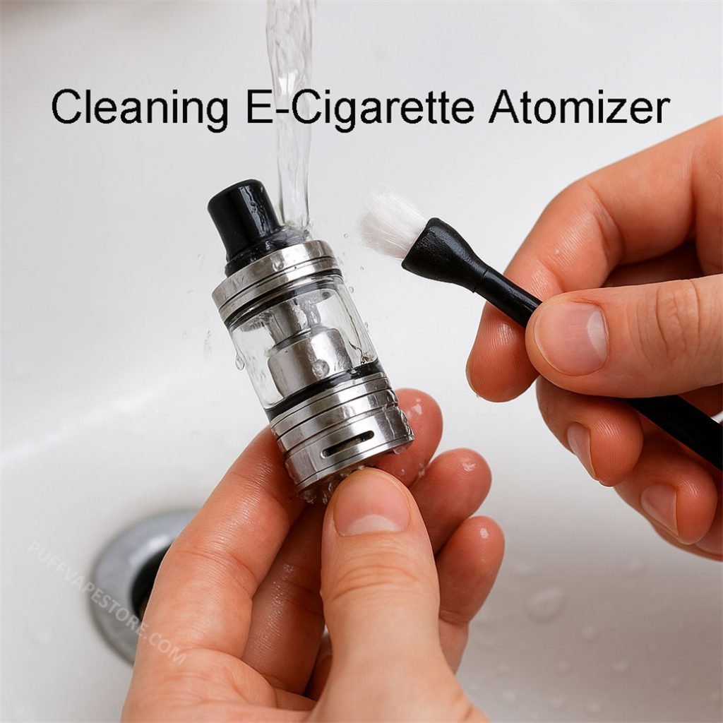 Puis-je nettoyer l'atomiseur à l'eau ?