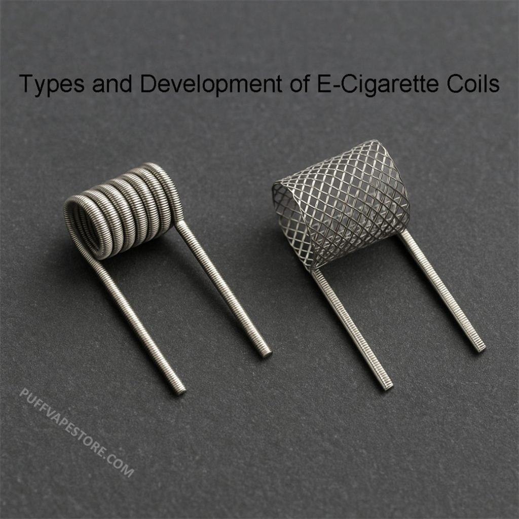 Types et développements de résistances pour cigarettes électroniques