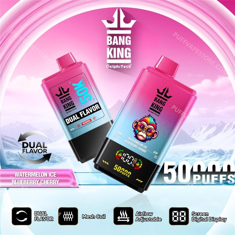 watermelon blueberry cherry bang king 50000 dual flavour pvafrbk50000