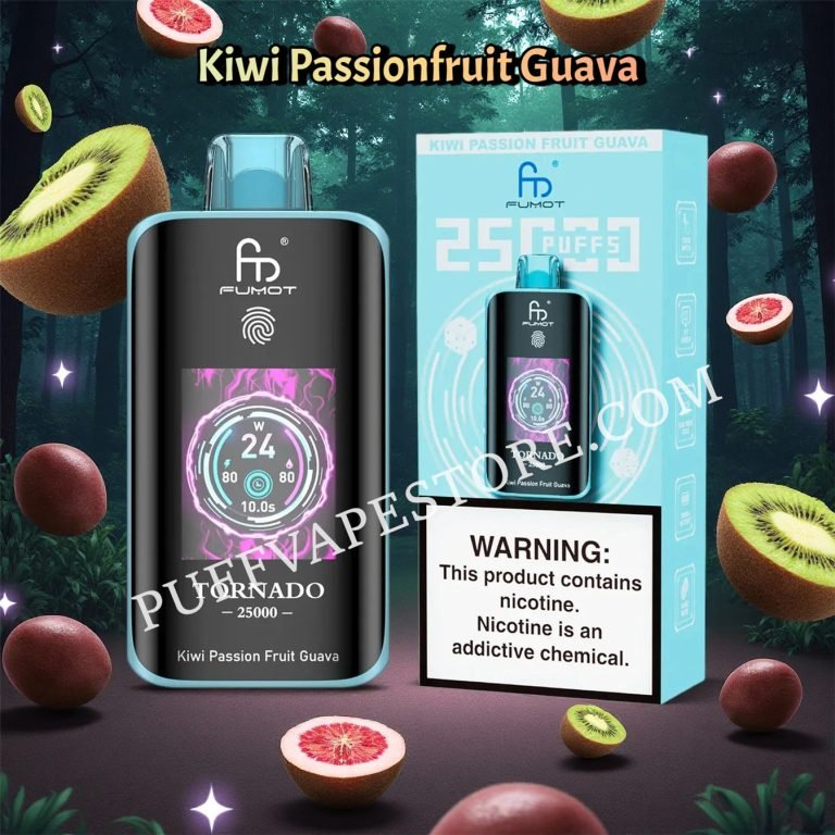 Kiwi Passionfruit Guava 25k Randm Tornado Pvafrt25000n2