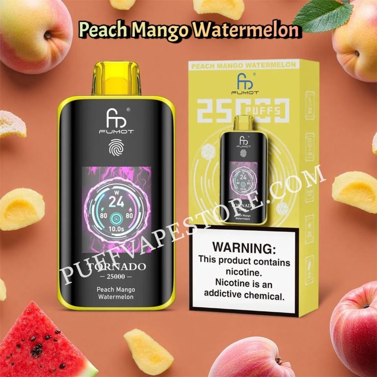 Peach Mango Watermelon 25k Randm Tornado Pvafrt25000n2
