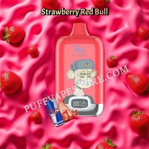 Strawberry Red Bull 12k Randm Tornado Pvafrt12000n2