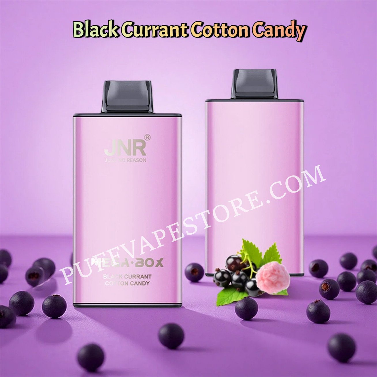 Black Currant Cotton Candy Jnr Mega Box 25000 Puff Pvafrjmb25000