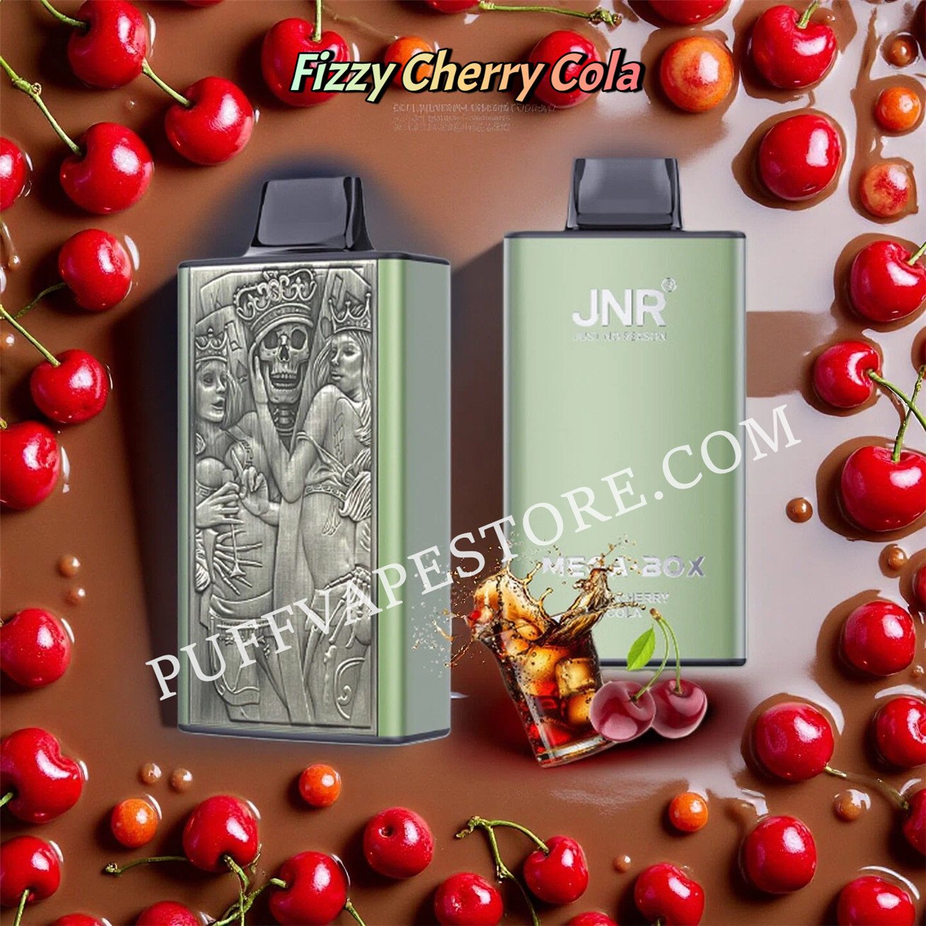 Fizzy Cherry Cola Jnr Mega Box 25000 Puff Pvafrjmb25000