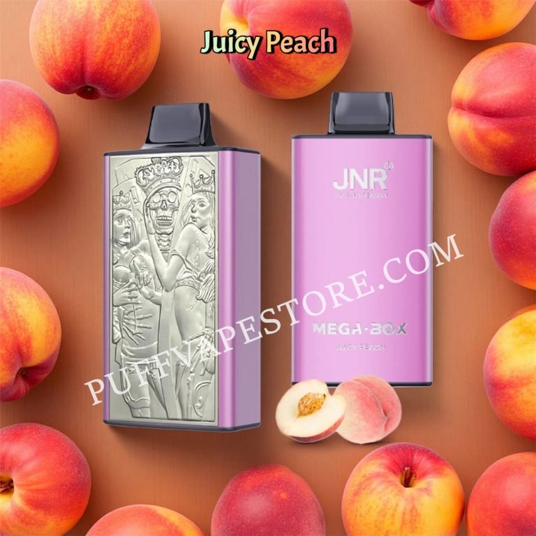 Juicy Peach Jnr Mega Box 25000 Puff Pvafrjmb25000