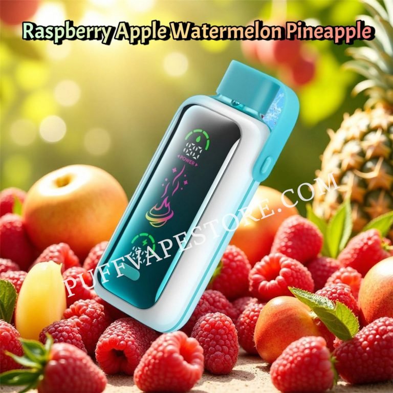 Raspberry Apple Watermelon Pineapple Vozol Star 20000 Pvafrvs20000