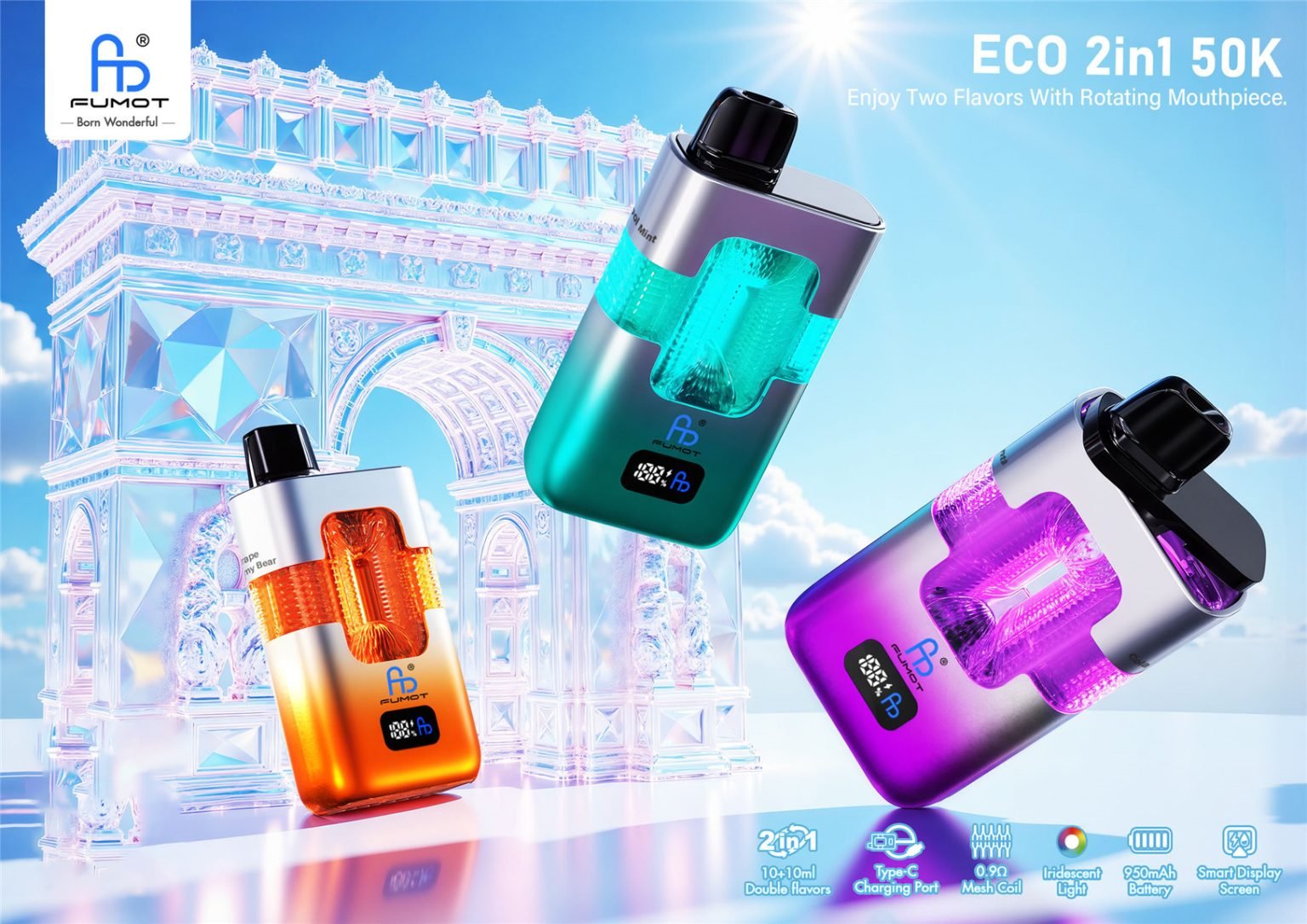 Fumot Eco 2in1 50k Smart Display Screen Pvafrfert50000