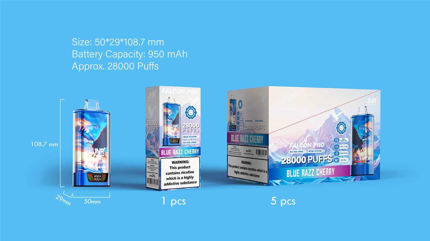 Jnr Falcon Pro 28000 – Erlebnis der nächsten Stufe