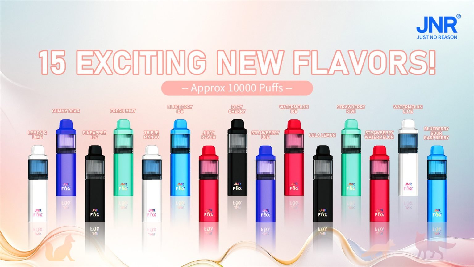 Jnr Fox 10000 Flavor Showcase Pvafrjf10000