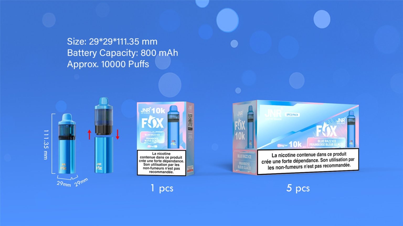 Jnr Fox 10000 Quick Power Up Pvafrjf10000