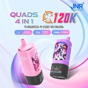 Jnr Quads 4 In 1 120k Disposable Vape Pvafrjq120000