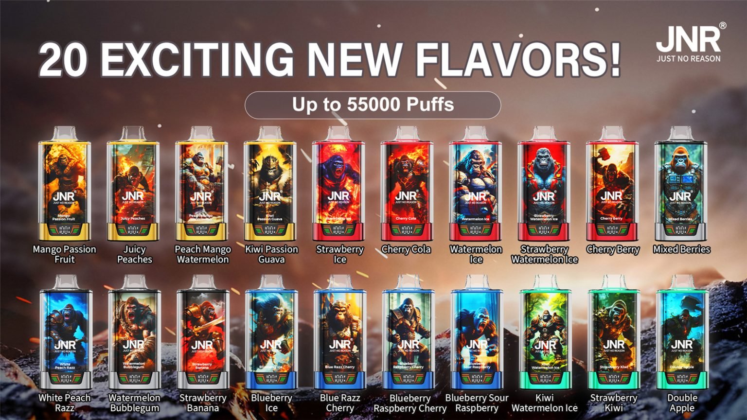 Jnr Ragegorilla 55000 Dual Mesh Coil Pvafrjrg55000