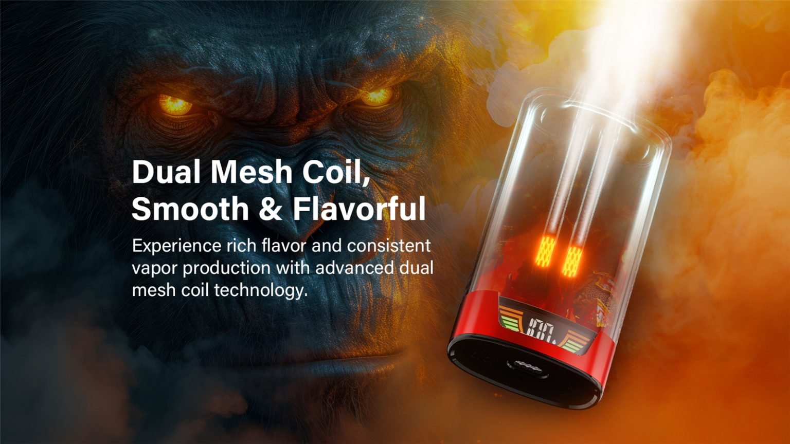 Jnr Ragegorilla 55000 Dual Mesh Coil System Pvafrjrg55000