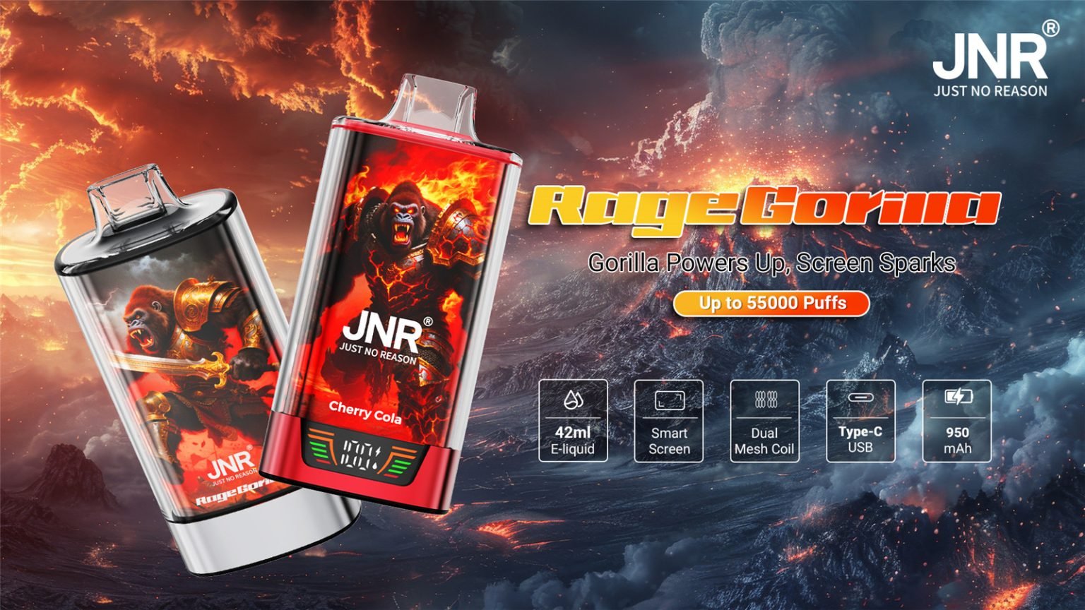 Jnr Ragegorilla 55000 Typ C Usb Pvafrjrg55000
