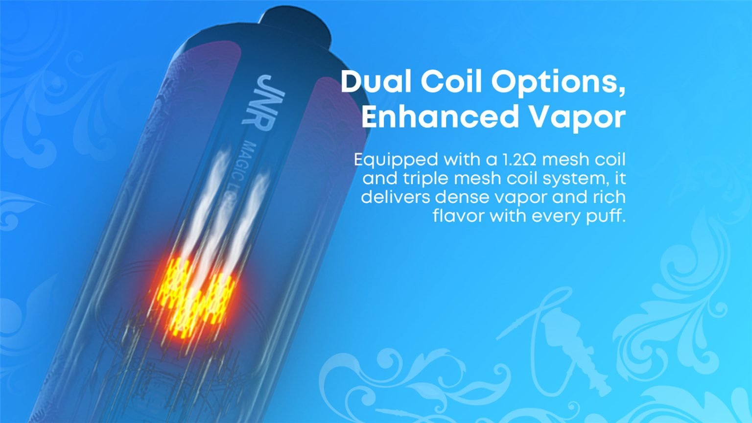 Jnr Shisha Ultra 45k Mesh Coil Triple Mesh Options Pvafrjsu45000