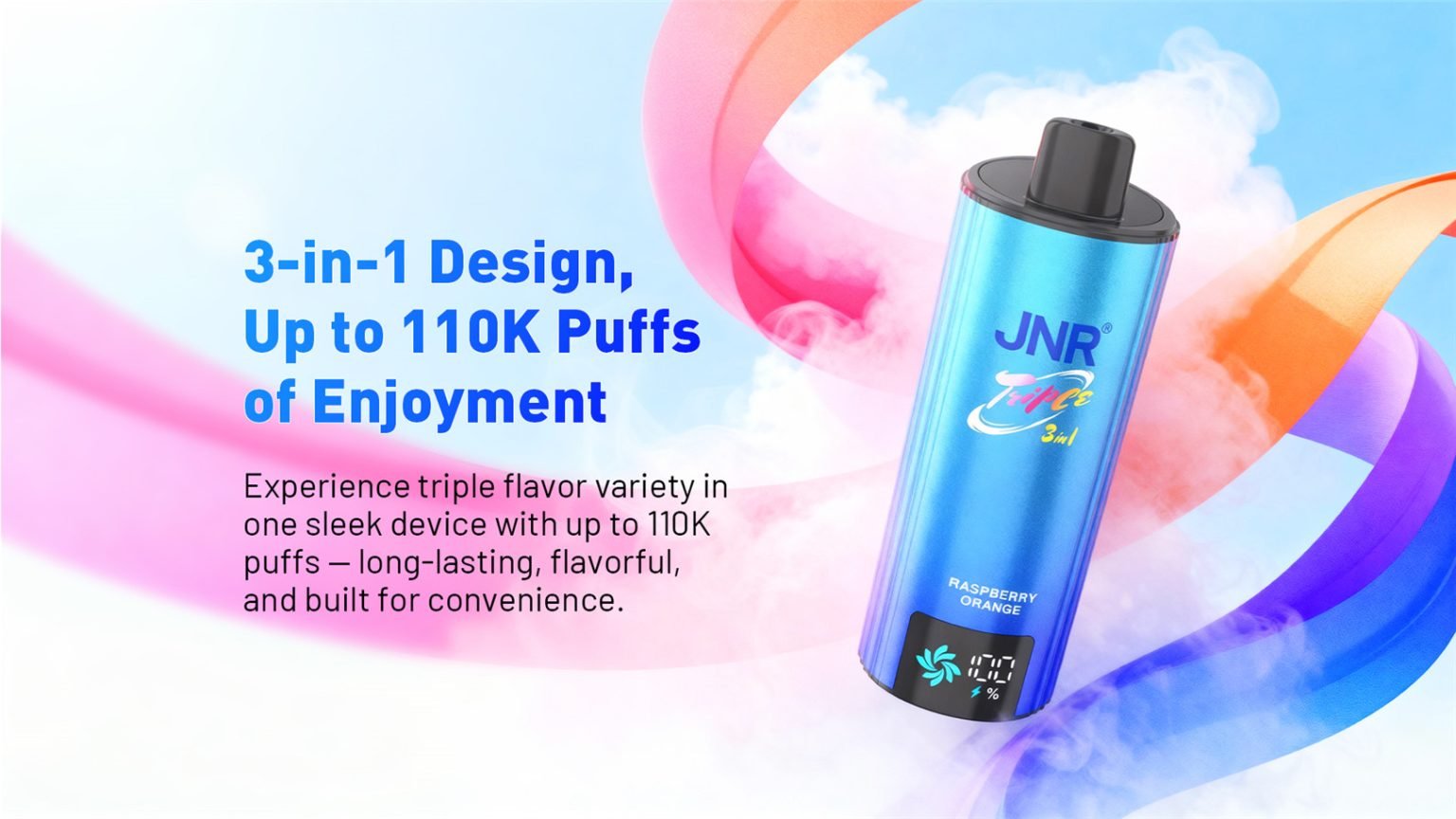 Jnr Triple 3 In 1 110k Disposable Vape Up To 110k Puffs Pvafrjt110000