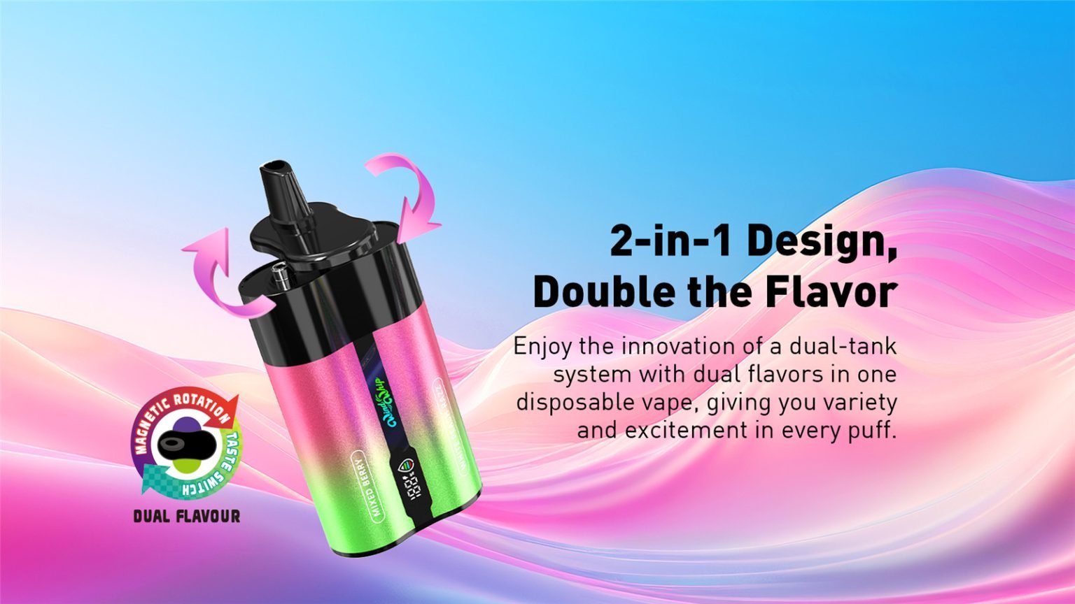 Jnr Windwhip 44000 2 In 1 Disposable Vape Pvafrjww44000