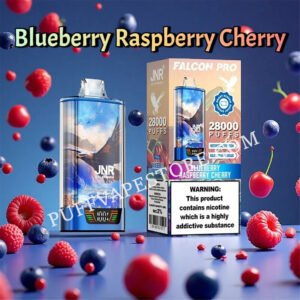 Blueberry Raspberry Cherry Jnr Falcon Pro 28000 Puffs Pvafrjfp28000