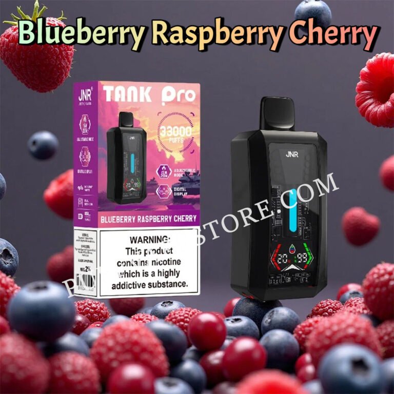Blueberry Raspberry Cherry Jnr Tank Pro 33000 Puffs Pvafrjtp33000