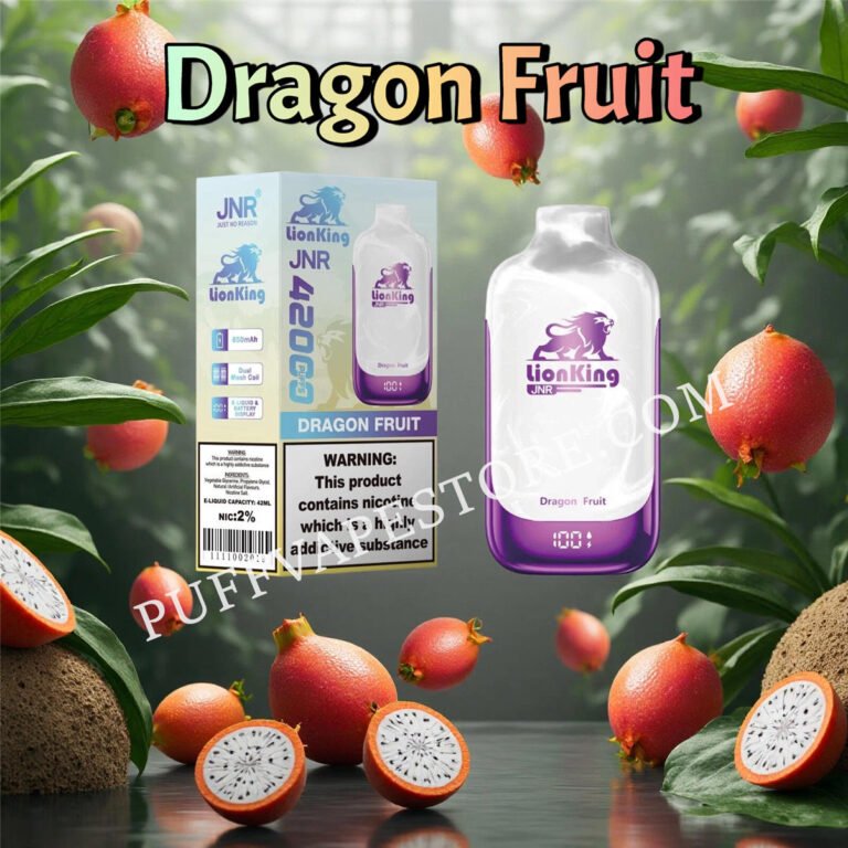 Dragon Fruit Jnr Lionking 42000 Puffs Pvafrjlk42000