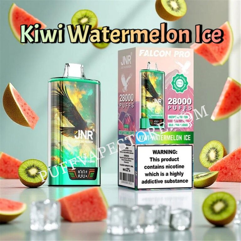Kiwi Watermelon Ice Jnr Falcon Pro 28000 Puffs Pvafrjfp28000