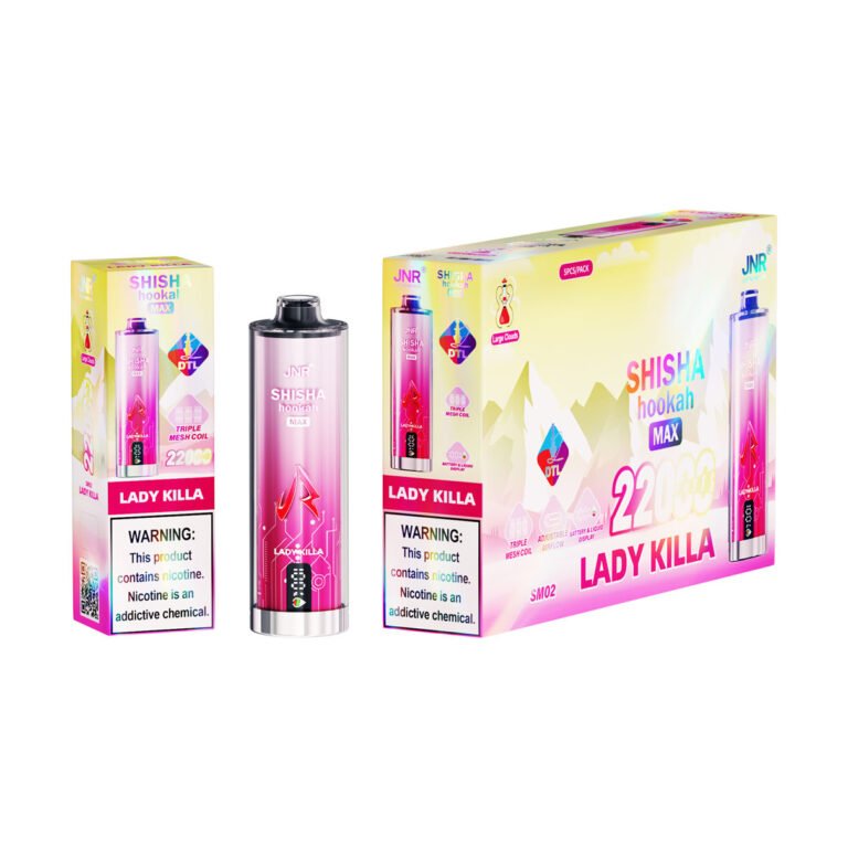 Lady Killa 22k Puff Jnr Shisha Hookah Max 22000 Pvafrjsm22000